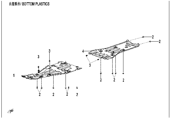 F04-5 BOTTOM PLASTICS