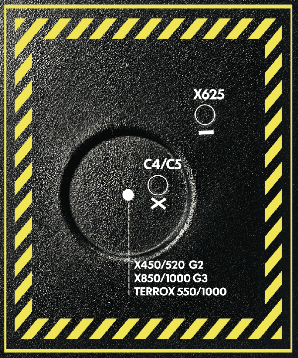 Zadný box Tesseract X8 CARGO UNI (120L)
