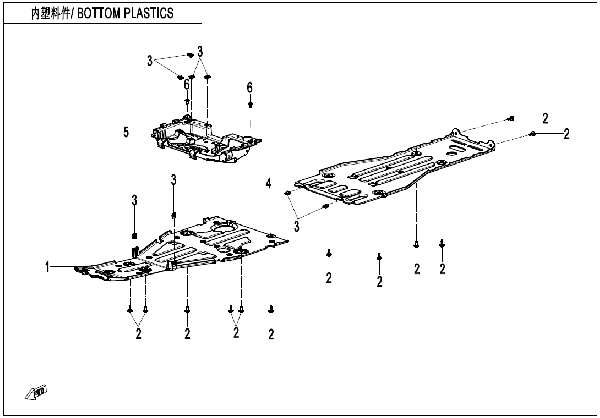 F04-5 BOTTOM PLASTICS