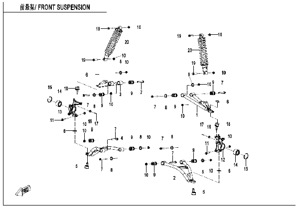 F05 FRONT SUSPENSION