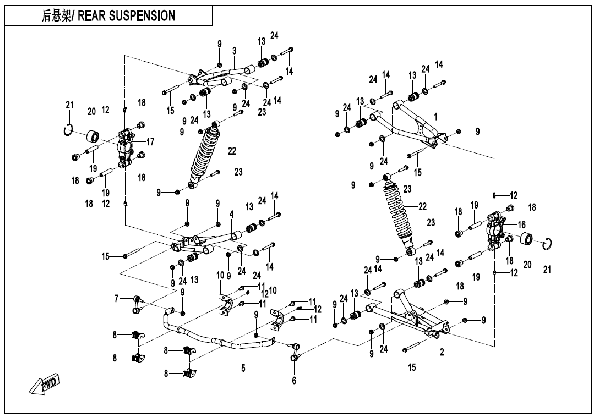 F06 REAR SUSPENSION