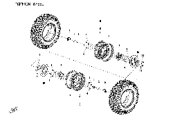 F07-A FRONT WHEEL (ALUMINIUM)