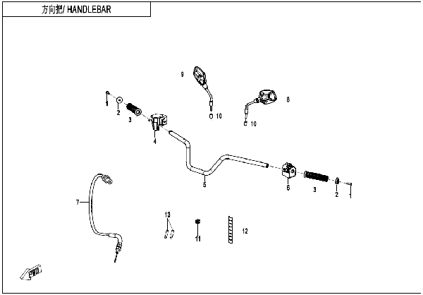 F10-1 HANDLEBAR