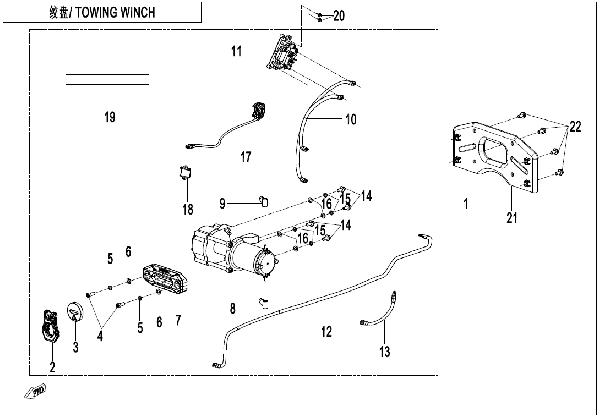 F15-2-V1 TOWING WINCH