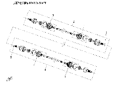 F28 REAR CV SHAFT