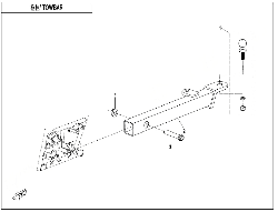 F40-B TOWBAR (BOLT CONNECTION)