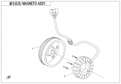 NÁHRADNÉ DIELY CF MOTO X600 - Magneto