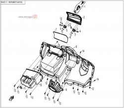 NÁHRADNÉ DIELY CF MOTO UTV 830 EFI - Plasty 3 Doplnky