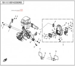 NÁHRADNÉ DIELY CF MOTO UTV 830 EFI - Sacie potrubie