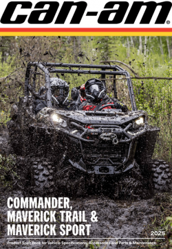 Can-Am Commander, Maverick Trail a Maverick Sport 2025