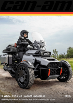 Can-Am ONROAD 2025 (všetky typy)