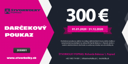 Darčekový poukaz 300€