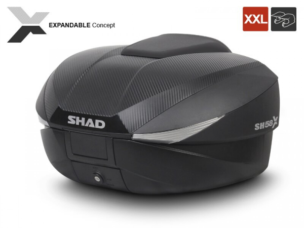 motocyklový box SHAD SH58X CARBON